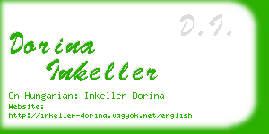 dorina inkeller business card